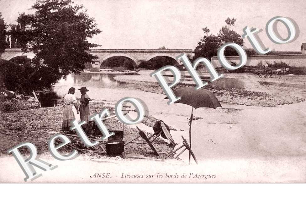 Laveuses sur les bords de l'Azergues