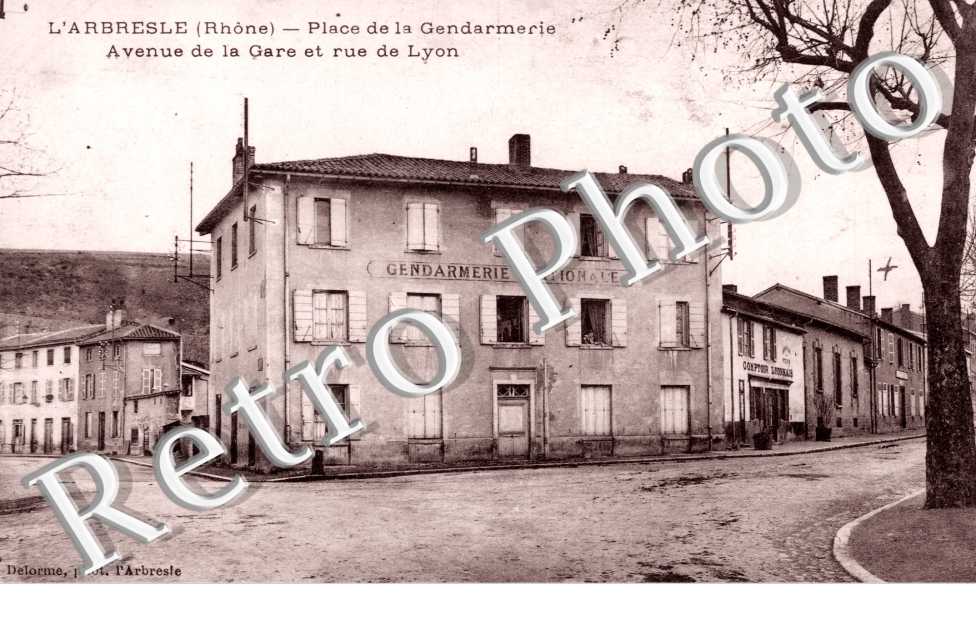 Place de la Gendarmerie, Avenue de la Gare et Ruer de Lyon