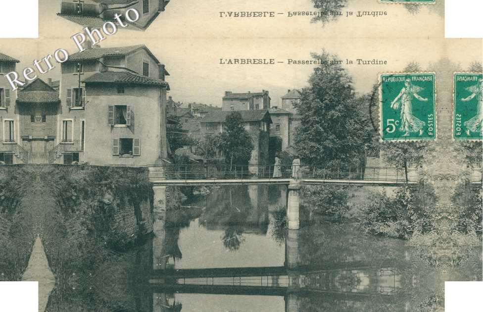 Passerelle sur la Turdine