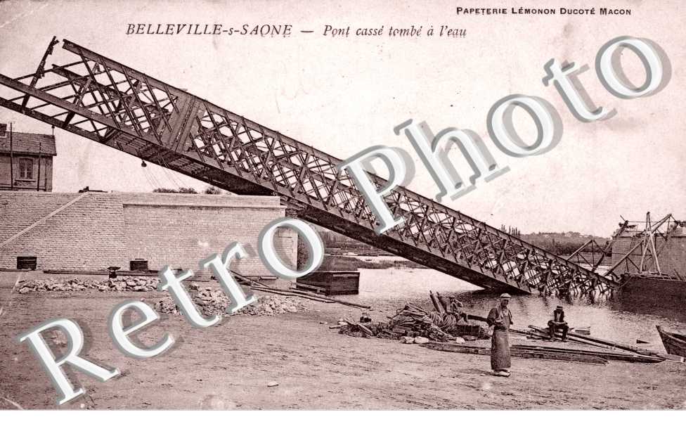 Pont Casse tombe a l'eau