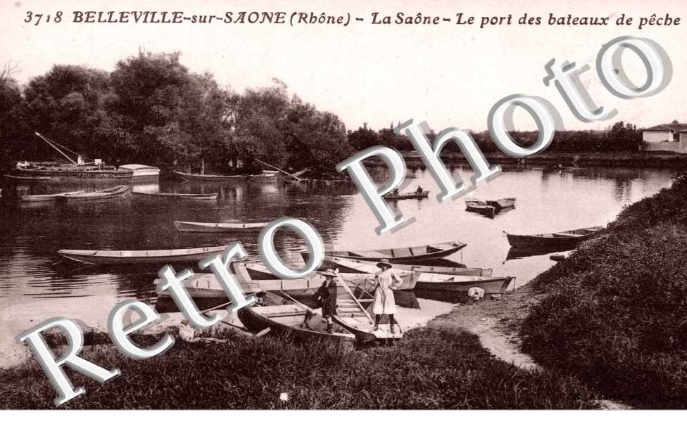 Port des bateaux de Peche, Bords de la Saone