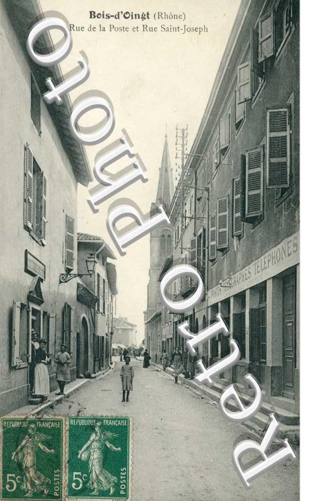 la Rue de la Poisse et la Rue Saint-Joseph