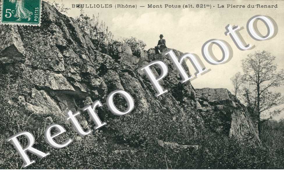 mont Potus, la pierre du renard