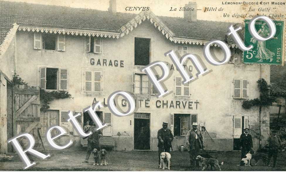 la Siberie, hotel de "La Gaite", un depart pour la chasse