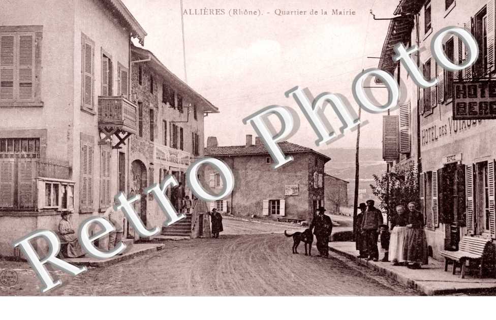 ALLIERES quartier de la mairie