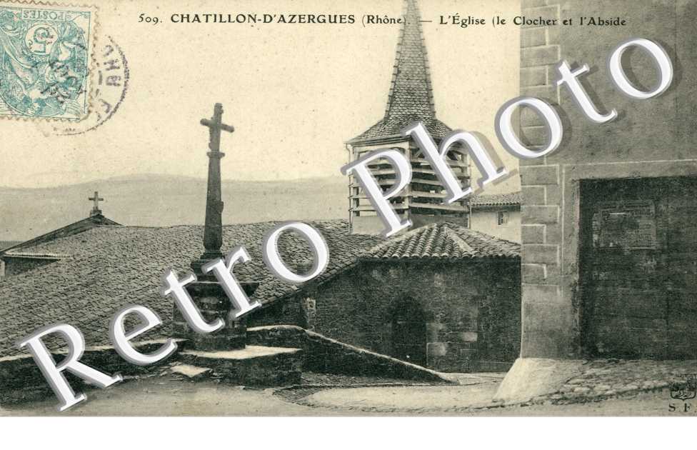 l'eglise, le clocher et l'abside