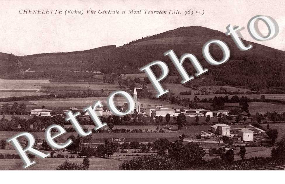 Vue generale et Mont Tourveon