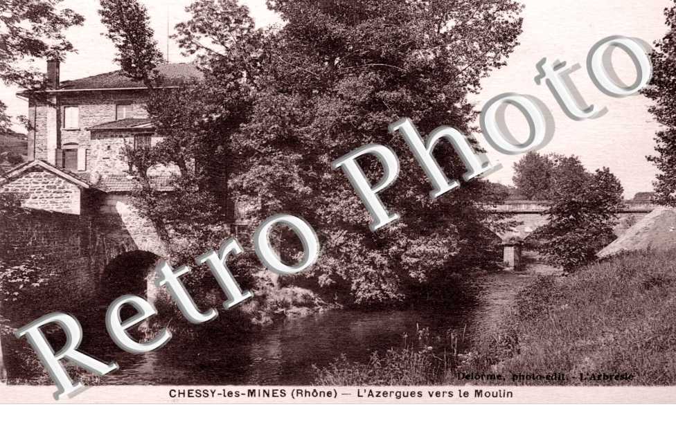 l'Azergues vers le moulin
