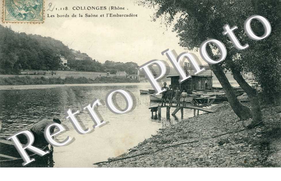Bords de la Saone et l&#039;Embarcadere