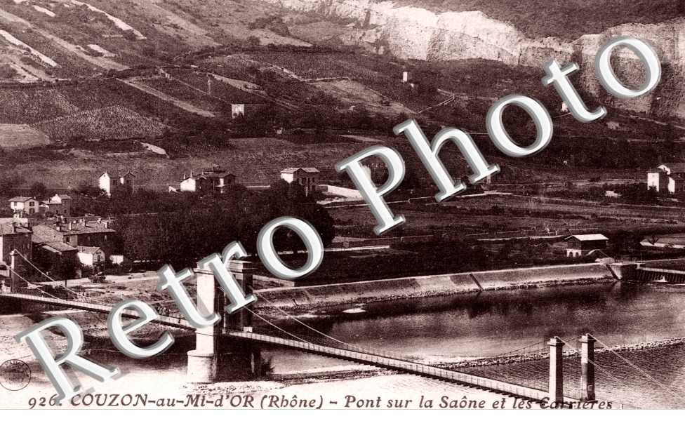 Pont sur la Saone et les Carrieres