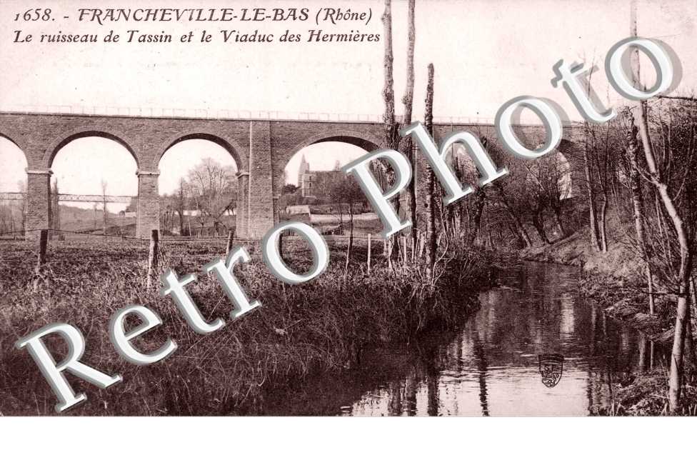 Le ruisseau de Tassin et le Viaduc des Hermieres