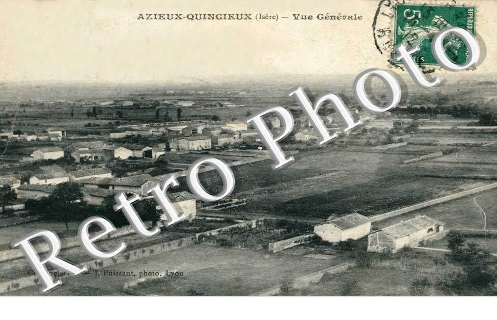 AZIEUX-QUINCIEUX. vue generale