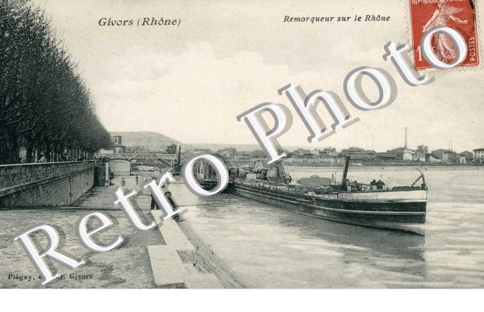 Remorqueur sur le Rhône