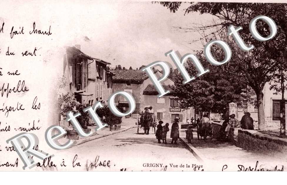 Vue de la place
