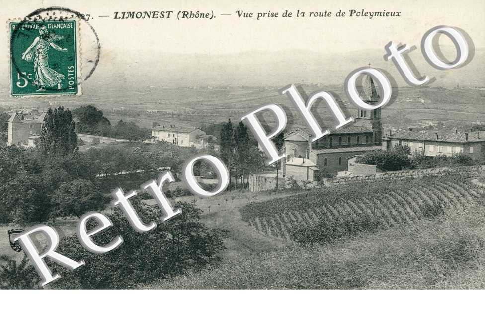 Vue prise de la Route de Poleymieux