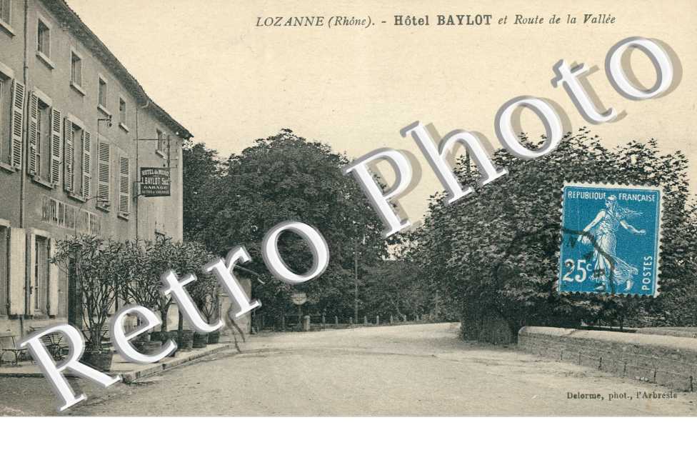 Hotel Baylot et Route de la Vallee