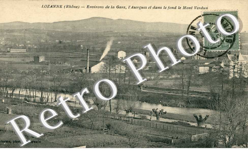 les Environs de la Gare, l'Azergues et le Mont Verdun