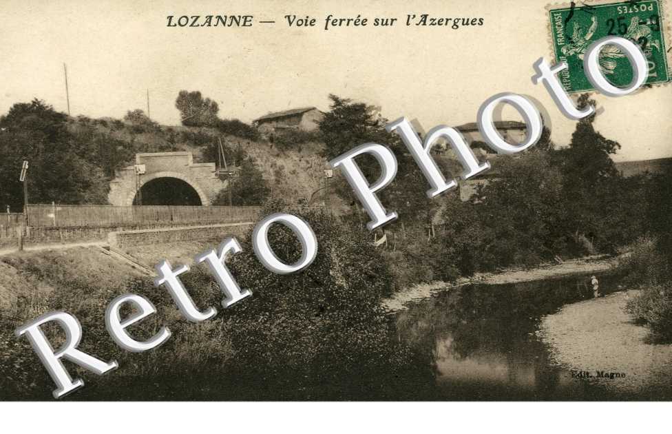Voie ferree sur l'Azergues