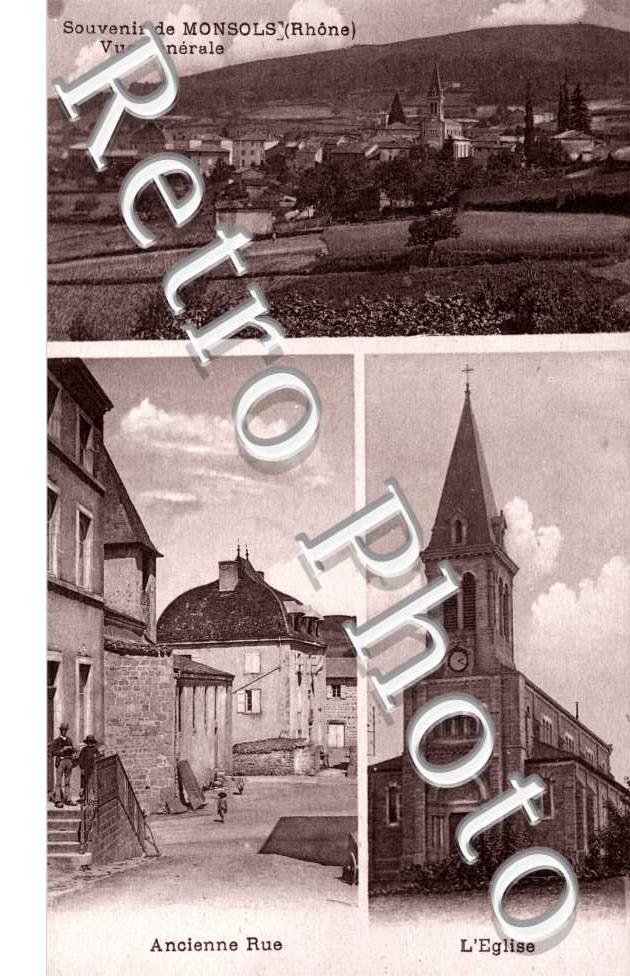 Vue generale - Ancienne rue - L'eglise