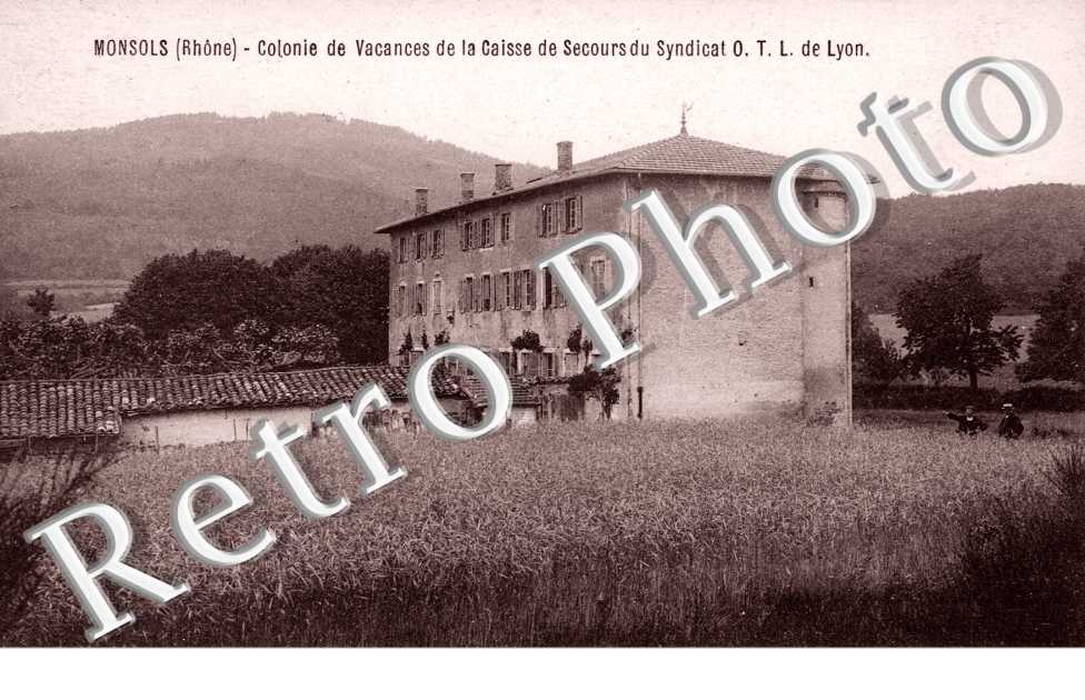 Colonie de vacances de la caisse de secours du syndicat O.T.L. de Lyon