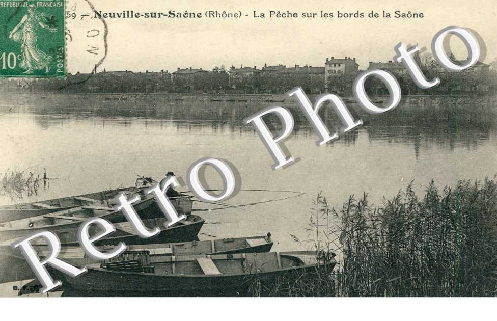 La Peche sur les bords de la Saone
