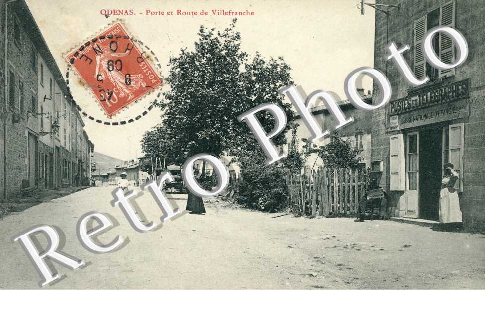 Porte et Route de Villefranche