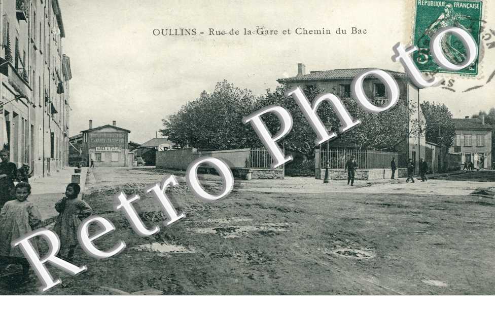la Rue de la Gare et le Chemin du Bac