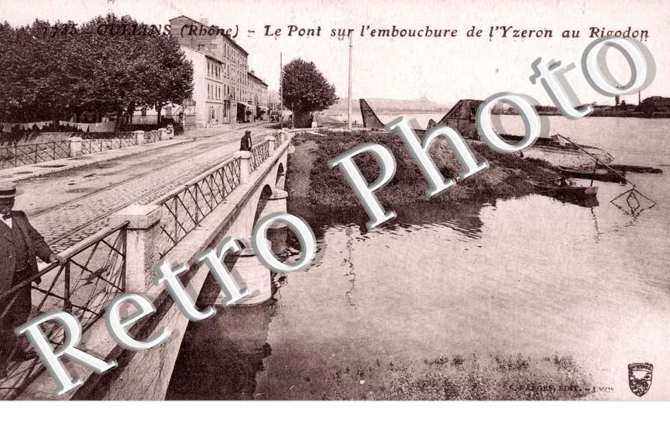 le pont sur l&#039;embouchure de l&#039;Yzeron au Rigodon
