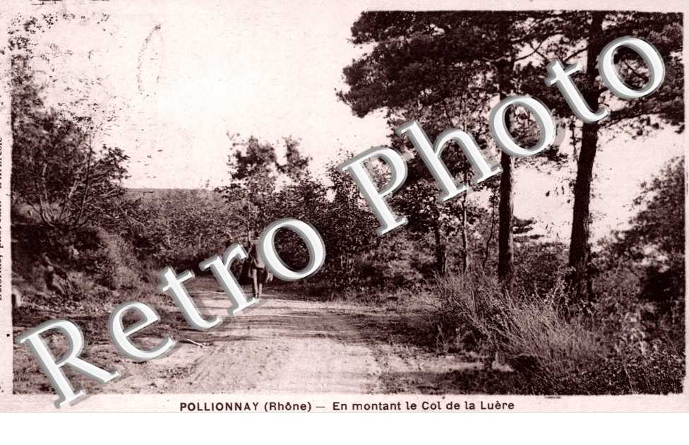 en montant le col de la Luère