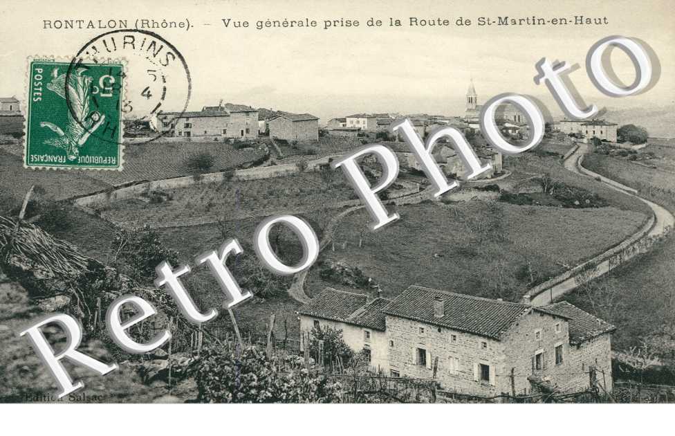 Vue Generale prise de la Route de Saint-Martin-en-Haut