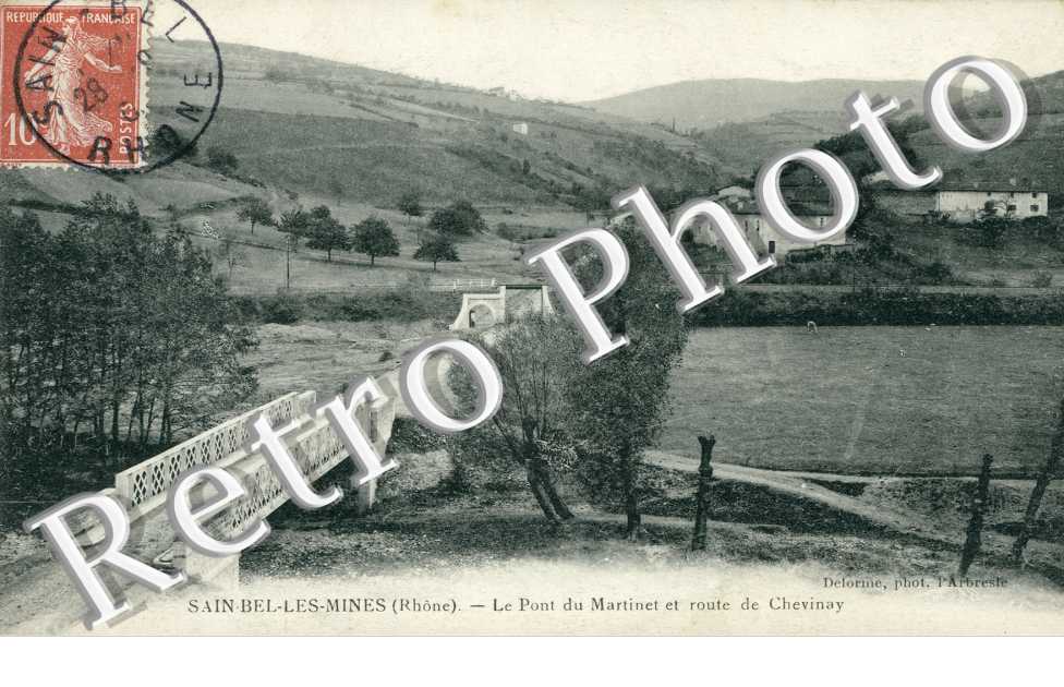 Le Pont du Martinet et Route de Chevinay
