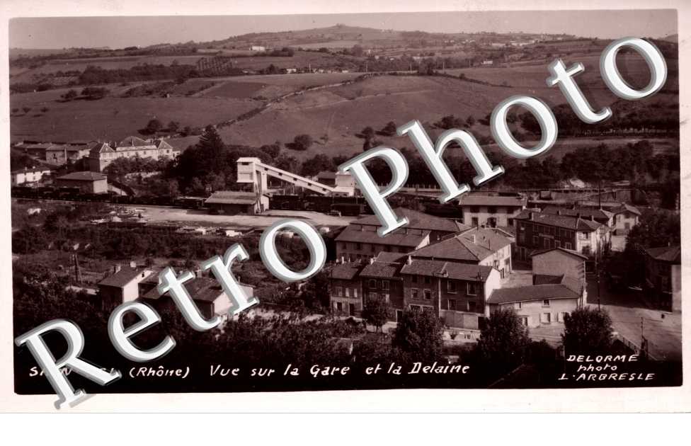 Vue de la gare et la Delaine 