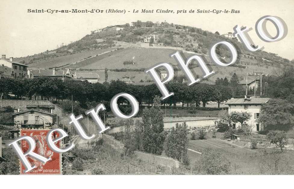 le Mont Cindre pris de Saint-Cyr-le-Bas
