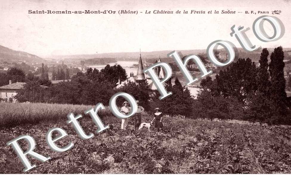 le Chateau de la Fretta et la Saone