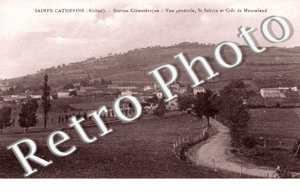 Station climaterique - Vue generale St Sebrin et Cret de Montaland