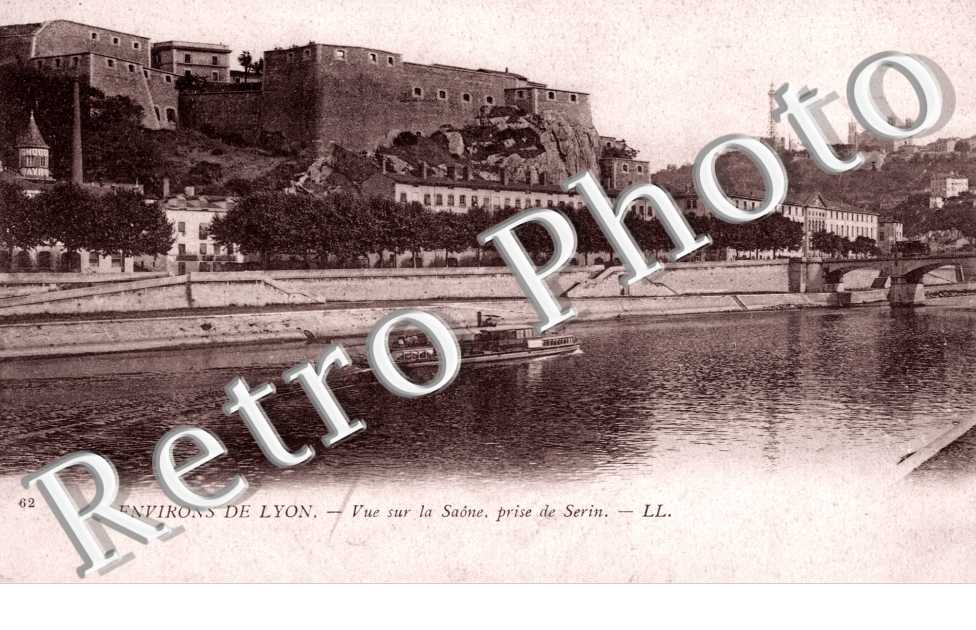 Vue sur la Saone prise de Serin