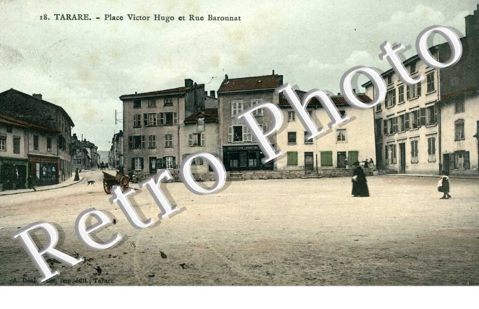 la Place Victor Hugo et Rue Baronnat