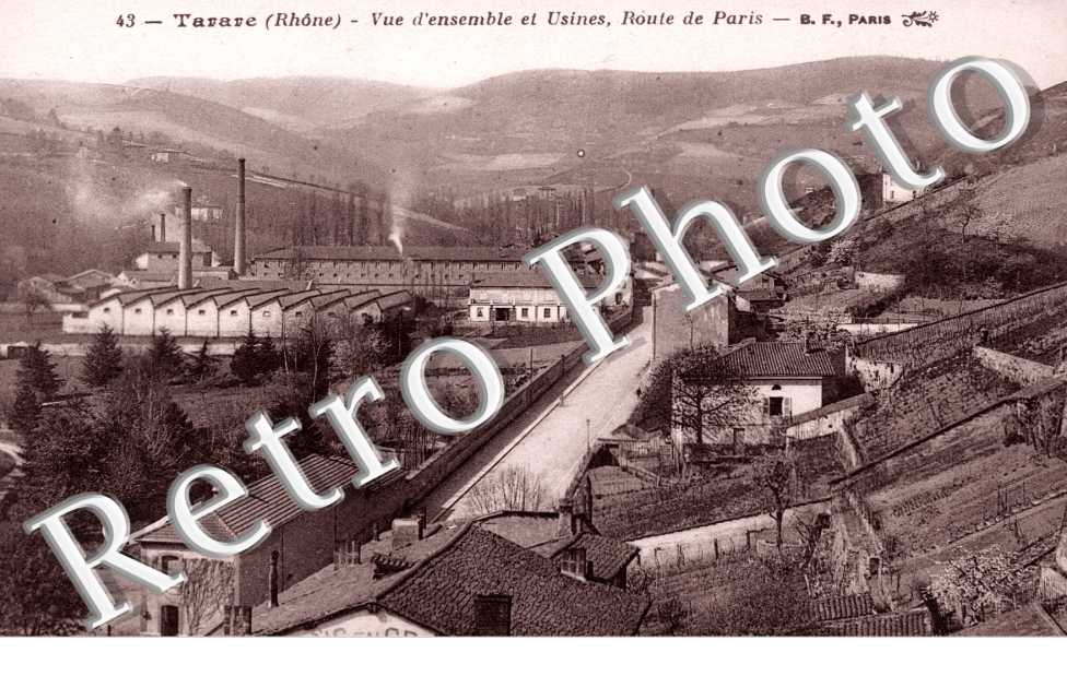 Vue d&#039;Ensemble et Usines, Route de Paris
