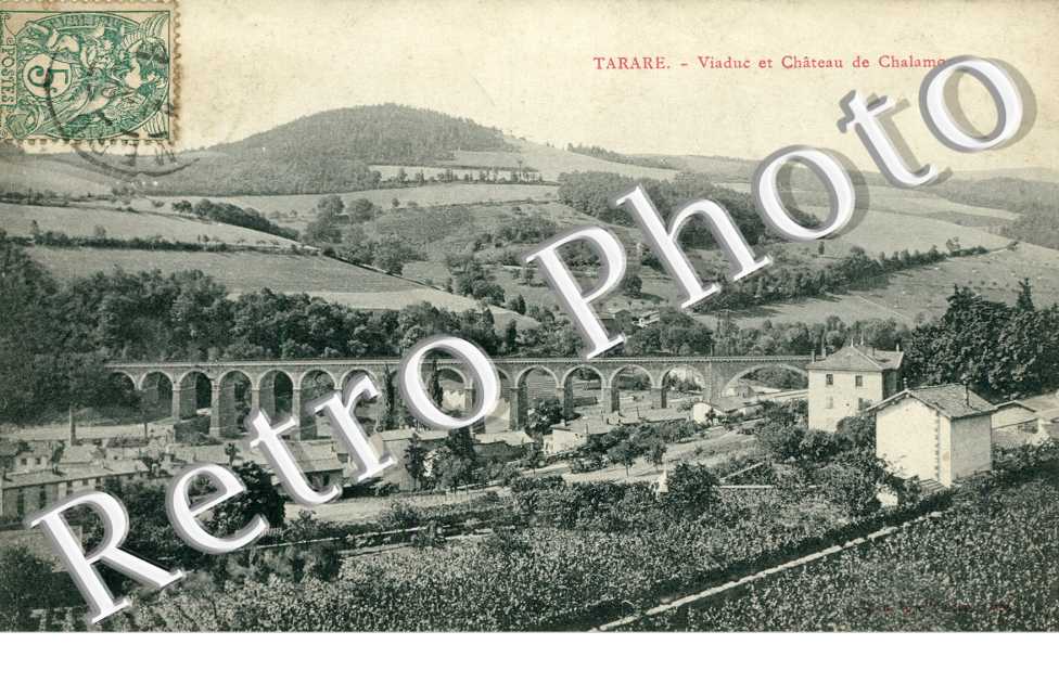 Viaduc et Chateau de Chalamont