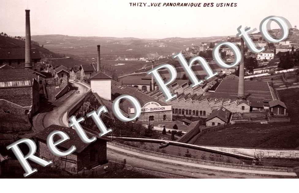 vue panoramique des usines