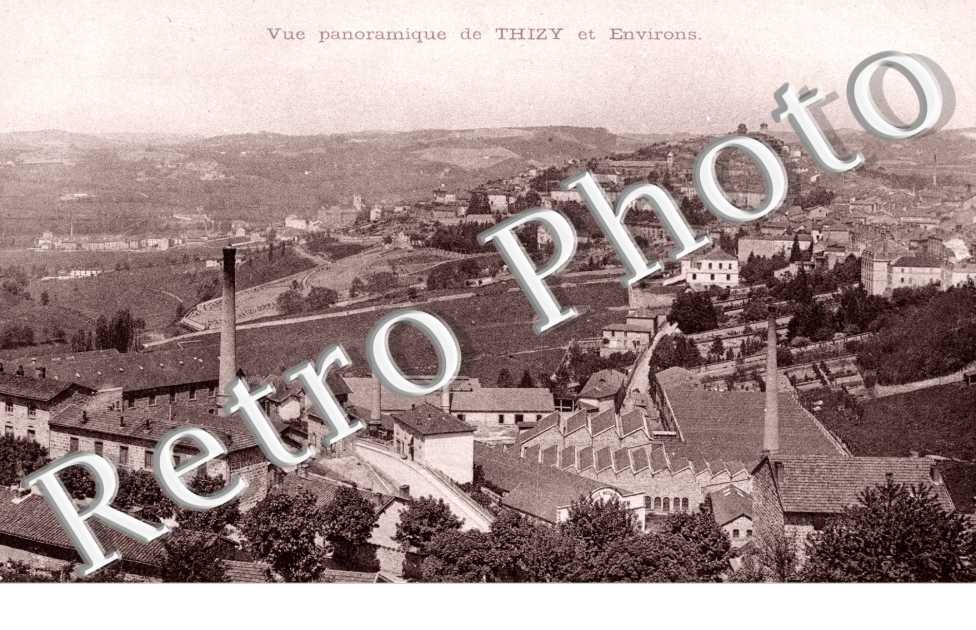Vue Panoramique de Thizy et Environs