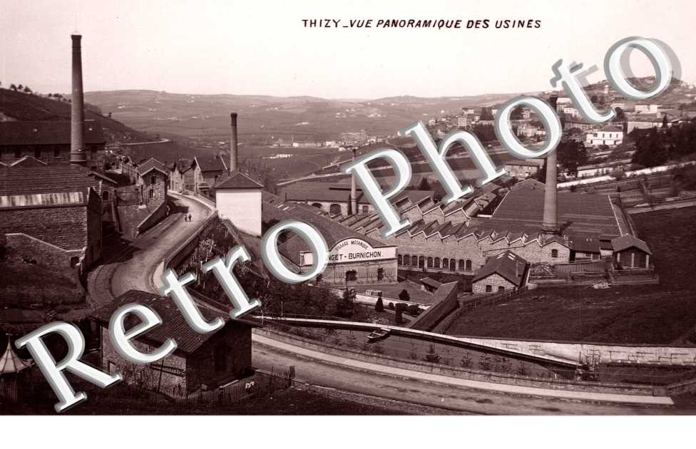 vue panoramique des usines