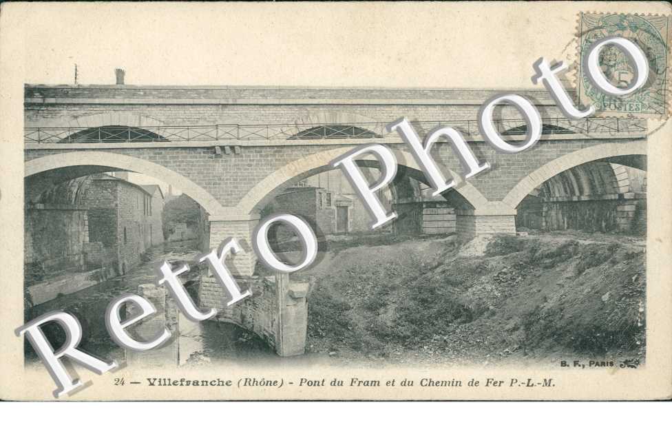 Pont du Fram et du Chemin de Fer P.L.M