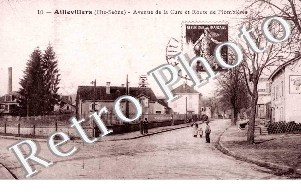 Avenue de la Gare et Route de Plombieres