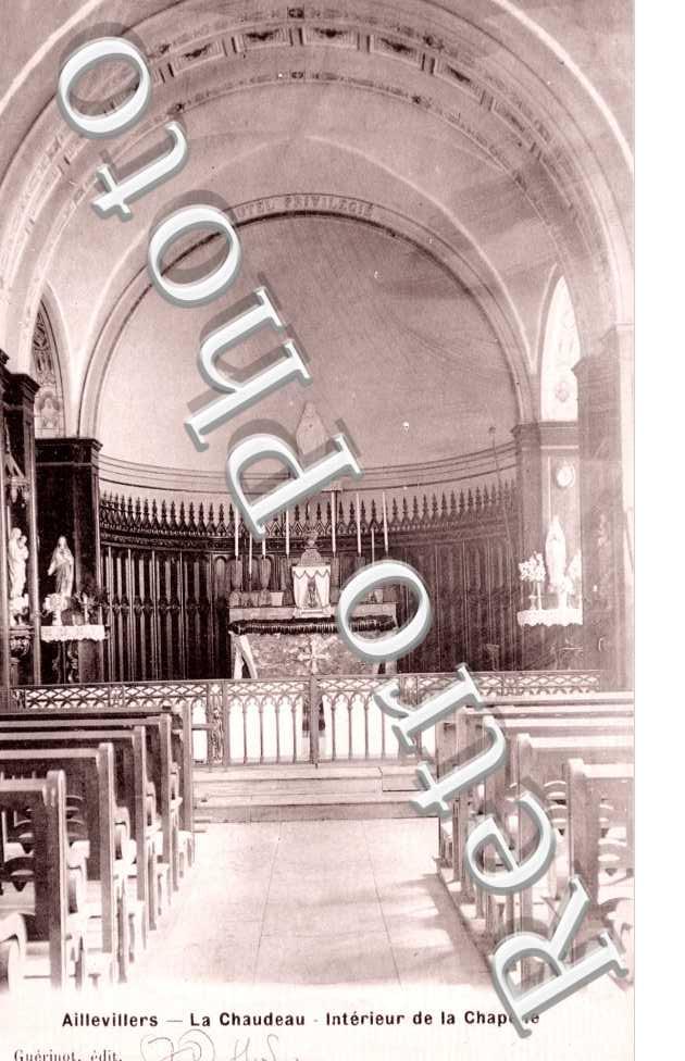 la Chaudeau, interieur de la chapelle