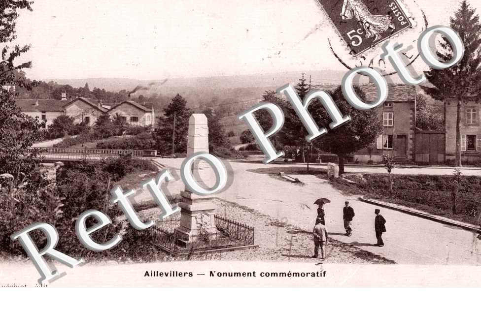 Aillevillers, Monument commemoratif