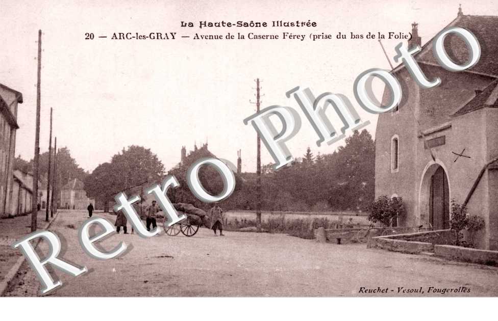 Avenue de la caserne ferey (prise du bas de la folie)