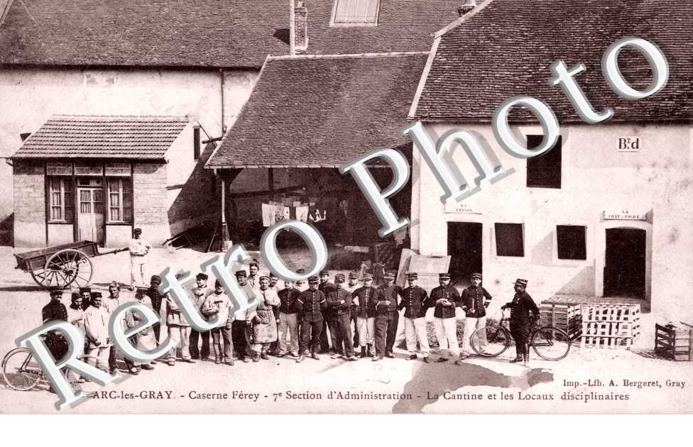 caserne ferey 7e section d&#039;administration  la cantine et les locaux disciplinaires