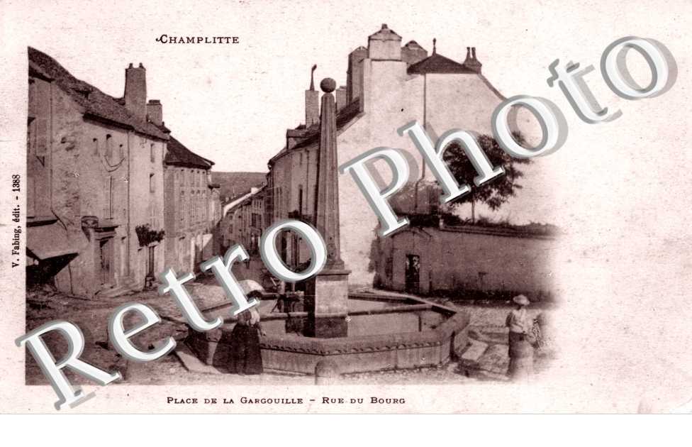 Place de la gargouille, rue du bourg