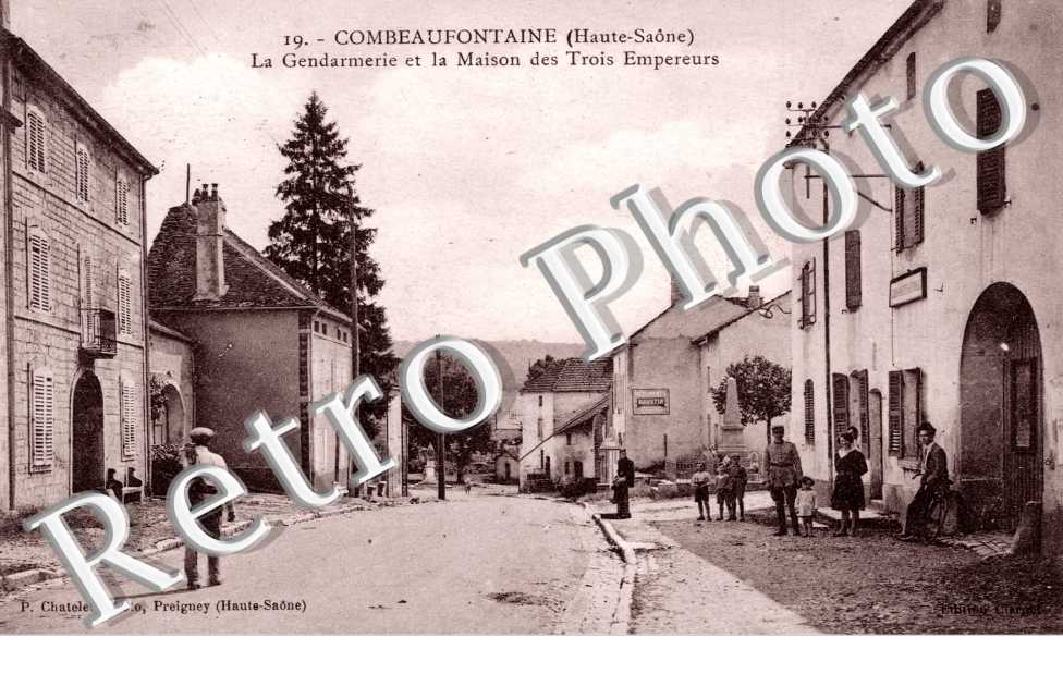 la gendarmerie et la maison des Trois Empereurs